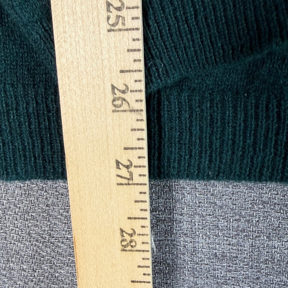Charter Club Luxury 100% Cashmere Turtleneck Sweater Womens XL Dark Green Knit - Picture 7 of 7